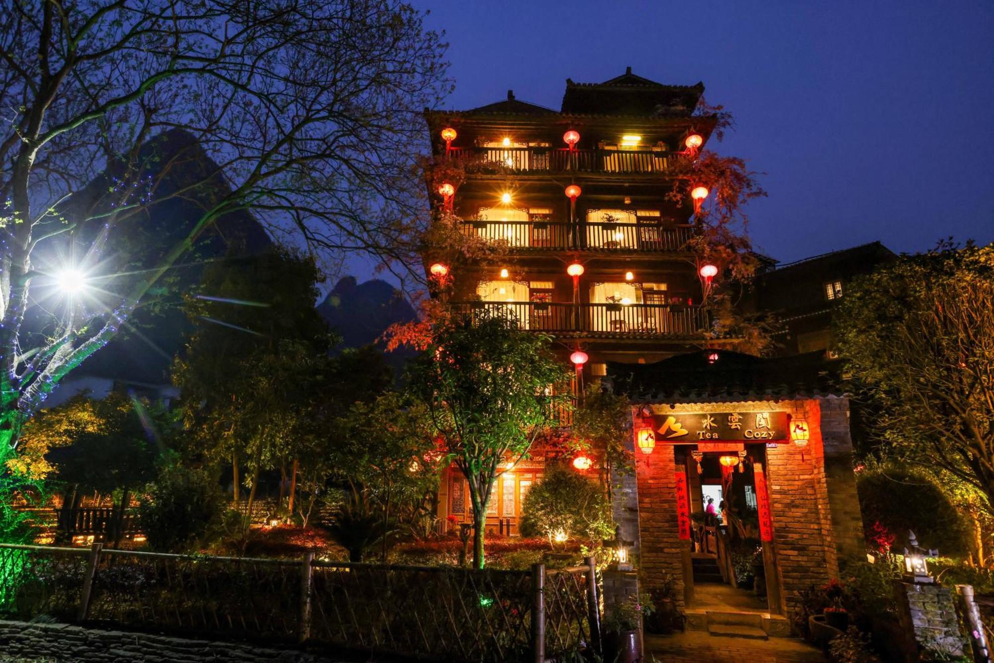 Yangshuo Tea Cozy--One Way Free Pick Up From Airport Or Ts 4 Nights Guest House Exterior photo