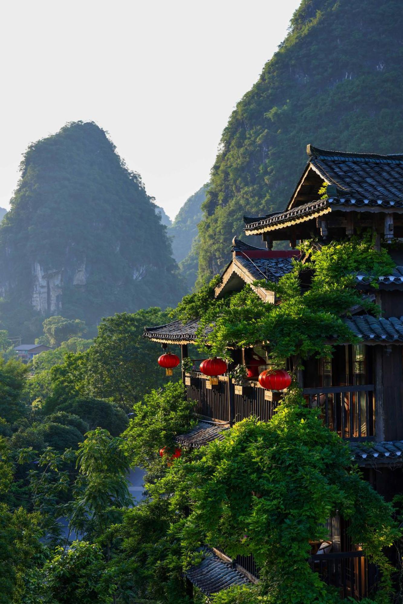 Yangshuo Tea Cozy--One Way Free Pick Up From Airport Or Ts 4 Nights Guest House Exterior photo